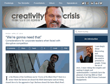 Tablet Screenshot of creativitycrisis.com